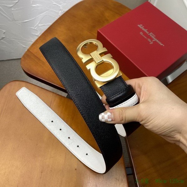 Super Perfect Quality Ferragamo Belts(100% Genuine Leather,steel Buckle)-1651
