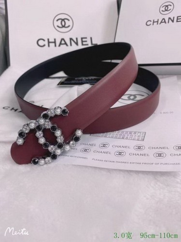 Super Perfect Quality CHNL Belts(100% Genuine Leather,steel Buckle)-232