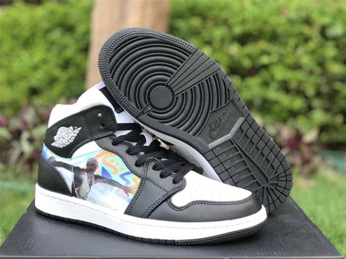 Authentic Air Jordan 1 Mid “Hologram”