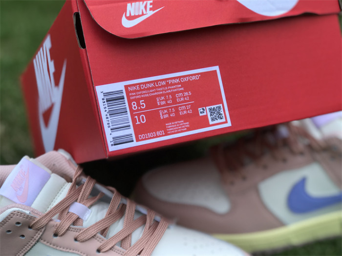 Authentic Nike Dunk Low “Pink Oxford”