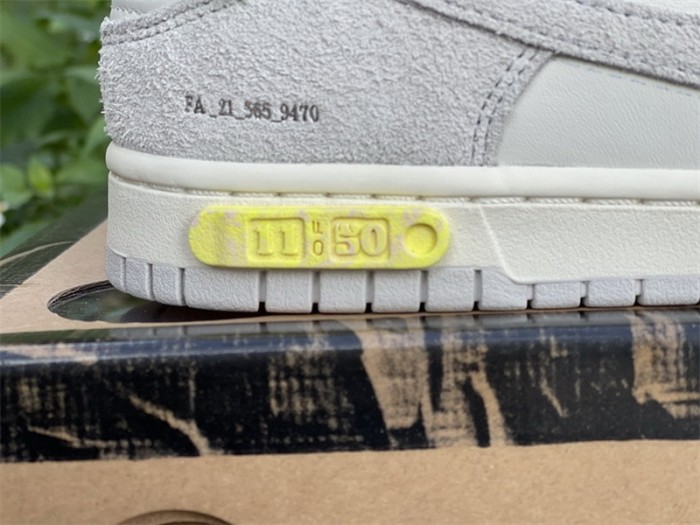 Authentic OFF-WHITE x Nike Dunk Low “The 50” DJ0950 108