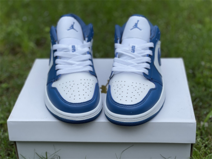 Authentic Air Jordan 1 Low “Marina Blue”