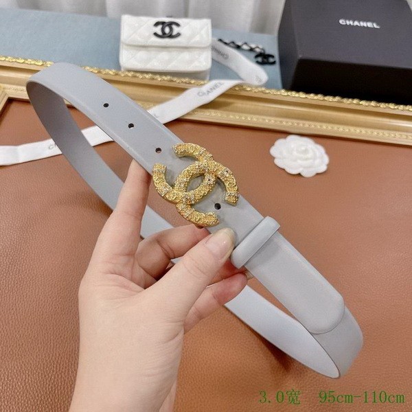 Super Perfect Quality CHNL Belts(100% Genuine Leather,steel Buckle)-212