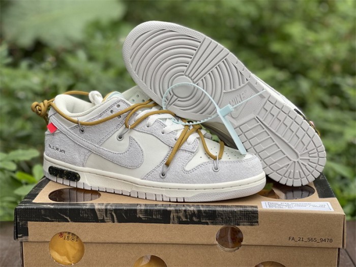 Authentic OFF-WHITE x Nike Dunk Low “The 50” DJ0950-105