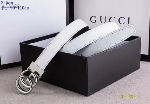 Super Perfect Quality G Belts(100% Genuine Leather,steel Buckle)-4208