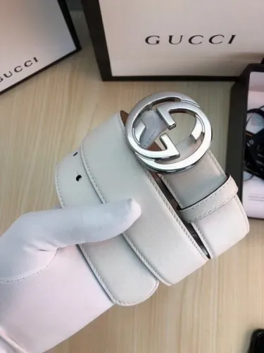 Super Perfect Quality G Belts(100% Genuine Leather,steel Buckle)-3543