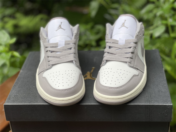 Authentic Air Jordan 1 Low Vintage Grey