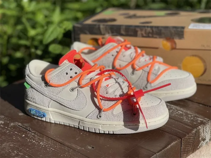 Authentic OFF-WHITE x Nike Dunk Low “The 50” DM0950 116