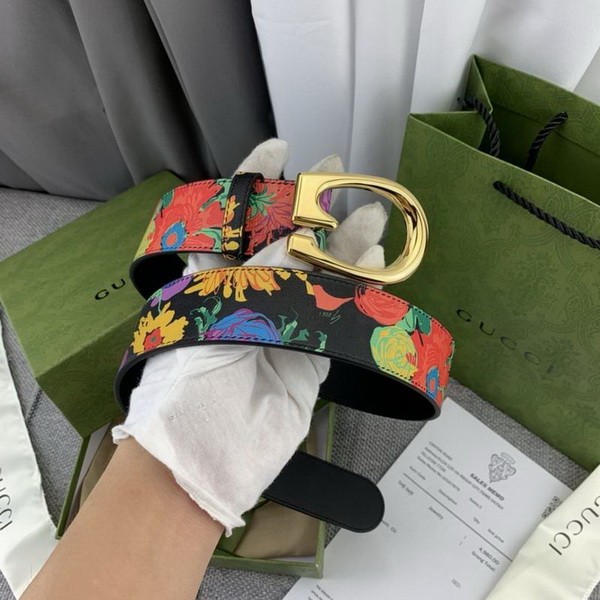 Super Perfect Quality G Belts(100% Genuine Leather,steel Buckle)-2663