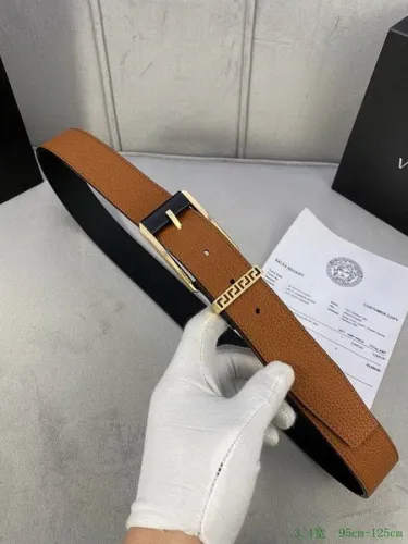 Super Perfect Quality Versace Belts(100% Genuine Leather,Steel Buckle)-1606