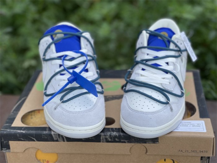 Authentic OFF-WHITE x Nike Dunk Low “The 50” DJ0950 111