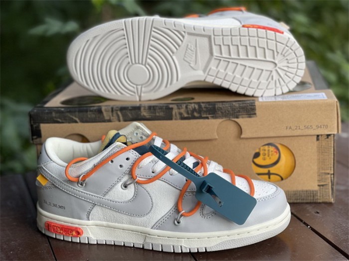 Authentic OFF-WHITE x Nike Dunk Low “The 50” DM1602 104