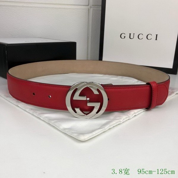 Super Perfect Quality G Belts(100% Genuine Leather,steel Buckle)-3016