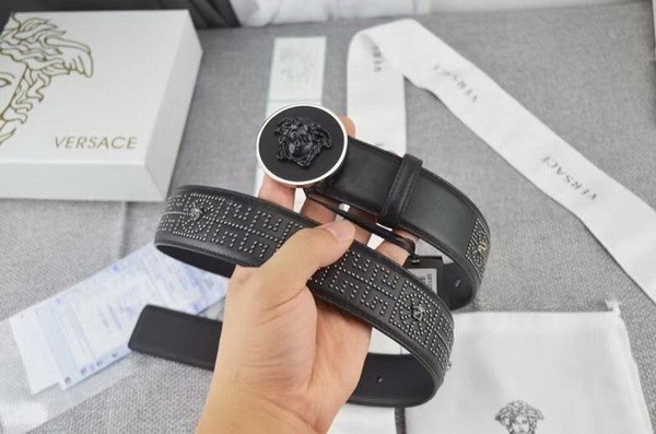 Super Perfect Quality Versace Belts(100% Genuine Leather,Steel Buckle)-748