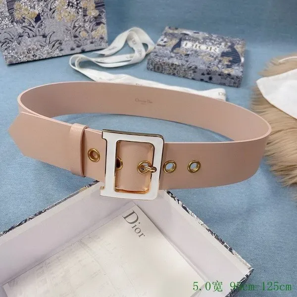 Super Perfect Quality Dior Belts(100% Genuine Leather,steel Buckle)-477
