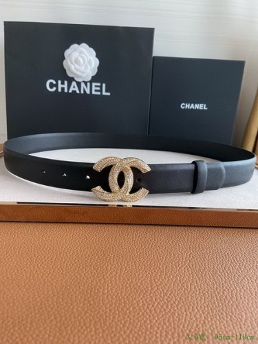 Super Perfect Quality CHNL Belts(100% Genuine Leather,steel Buckle)-243