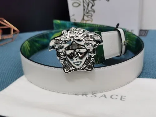 Super Perfect Quality Versace Belts(100% Genuine Leather,Steel Buckle)-737