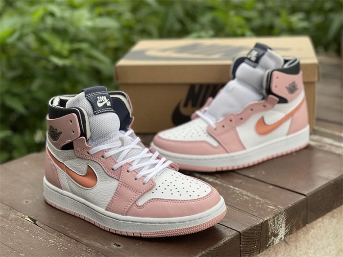 Authentic Air Jordan 1 High Zoom CMFT Pink Women shoes