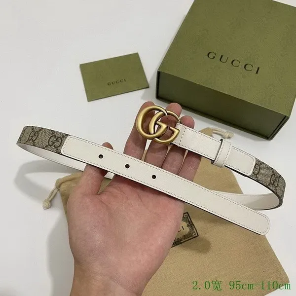 Super Perfect Quality G Belts(100% Genuine Leather,steel Buckle)-2699