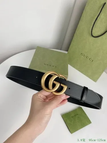 Super Perfect Quality G Belts(100% Genuine Leather,steel Buckle)-2872