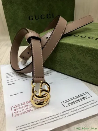 Super Perfect Quality G Belts(100% Genuine Leather,steel Buckle)-2704