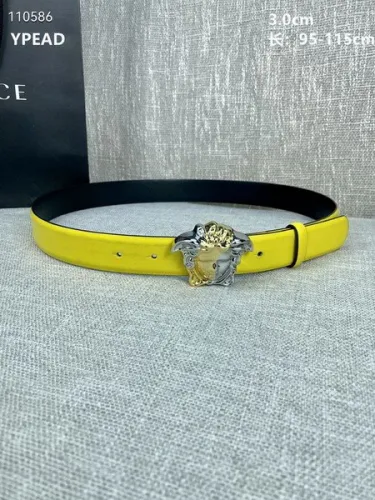 Super Perfect Quality Versace Belts(100% Genuine Leather,Steel Buckle)-1622