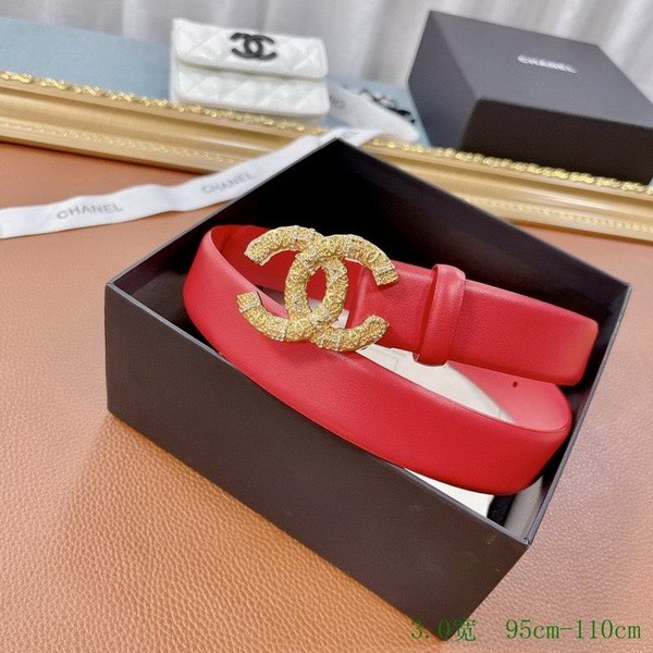Super Perfect Quality CHNL Belts(100% Genuine Leather,steel Buckle)-211