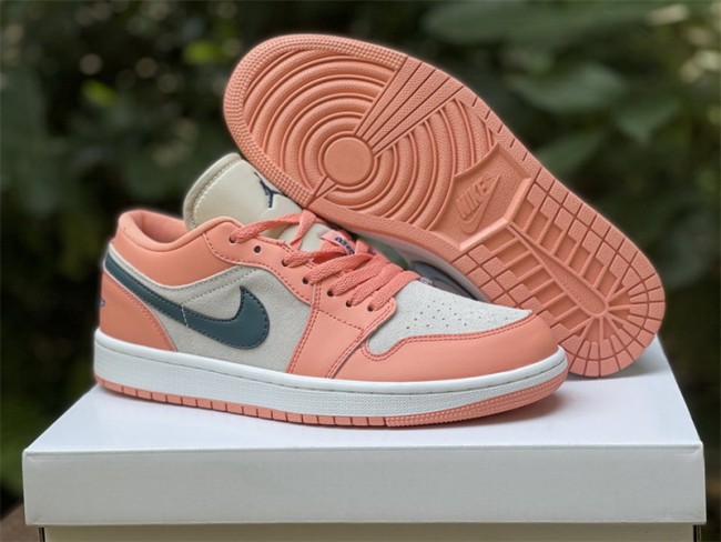 Authentic Air Jordan 1 Low “Light Madder Root” GS