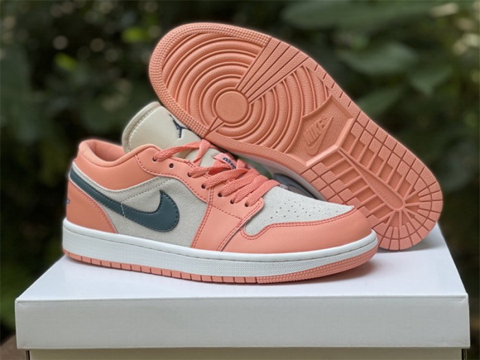 Authentic Air Jordan 1 Low “Light Madder Root” GS