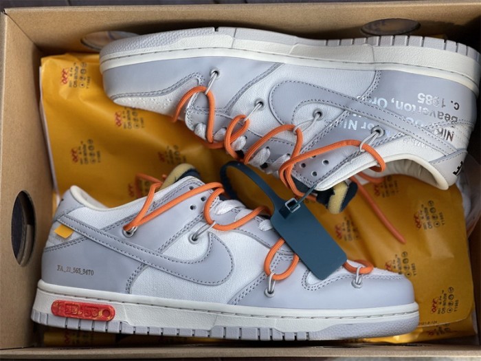 Authentic OFF-WHITE x Nike Dunk Low “The 50” DM1602 104