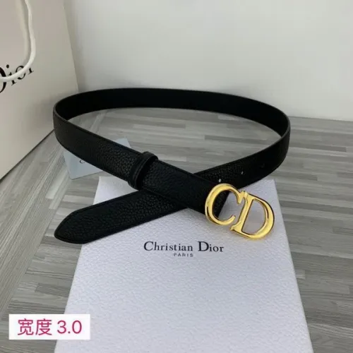 Super Perfect Quality Dior Belts(100% Genuine Leather,steel Buckle)-588