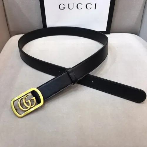 Super Perfect Quality G Belts(100% Genuine Leather,steel Buckle)-3313