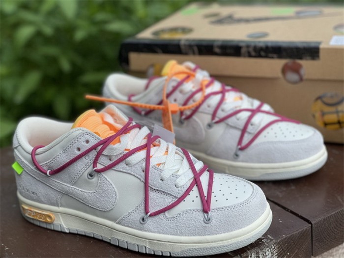 Authentic OFF-WHITE x Nike Dunk Low “The 50”DJ0950 114