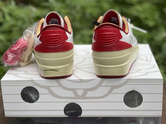 Authentic OFF-WHITE x Air Jordan 2 Low SP White ( with correct boxes)