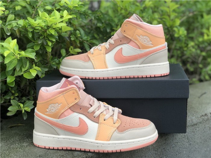 Authentic Air Jordan 1 Mid “Atomic Orange”