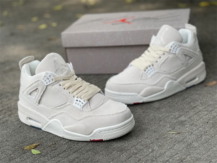 Authentic Air Jordan 4 “Canvas”