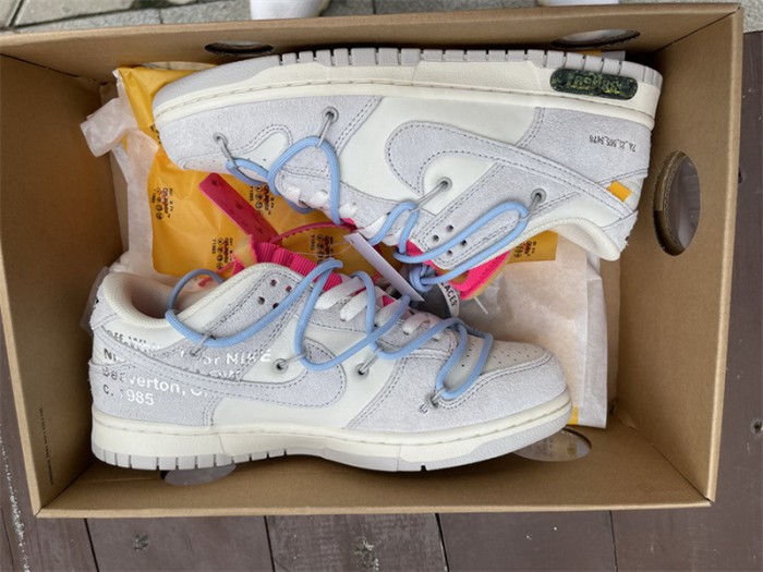 Authentic OFF-WHITE x Nike Dunk Low “The 50” DJ0950-113