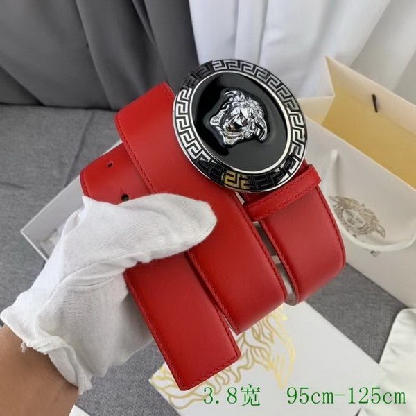 Super Perfect Quality Versace Belts(100% Genuine Leather,Steel Buckle)-1300