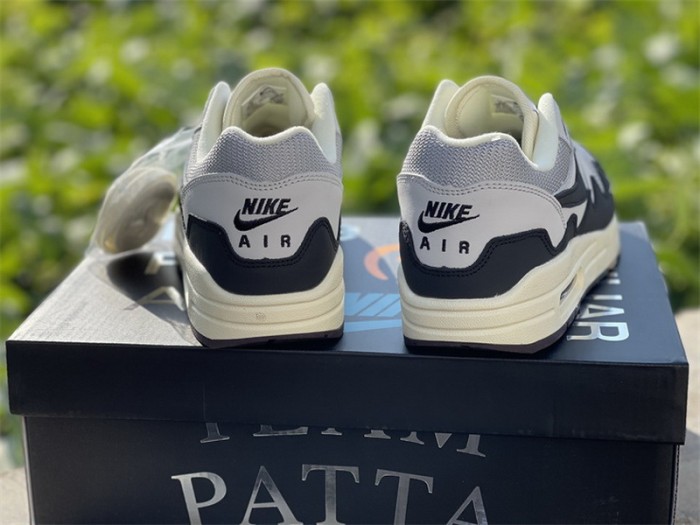 Authentic Patta x Nike Air Max 1 Black Grey