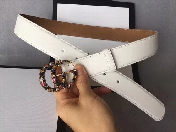 Super Perfect Quality G Belts(100% Genuine Leather,steel Buckle)-4401