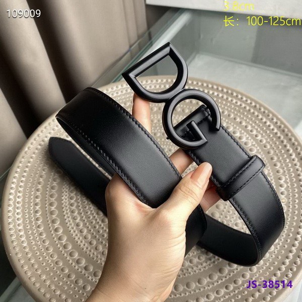 Super Perfect Quality DG Belts(100% Genuine Leather,steel Buckle)-046