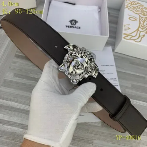 Super Perfect Quality Versace Belts(100% Genuine Leather,Steel Buckle)-1419