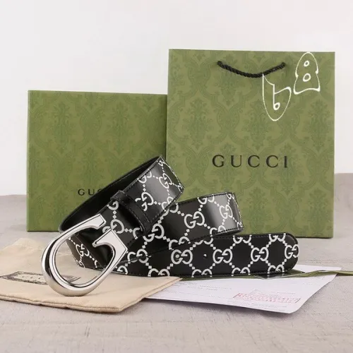 Super Perfect Quality G Belts(100% Genuine Leather,steel Buckle)-2647