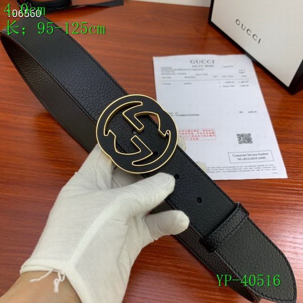 Super Perfect Quality G Belts(100% Genuine Leather,steel Buckle)-3997