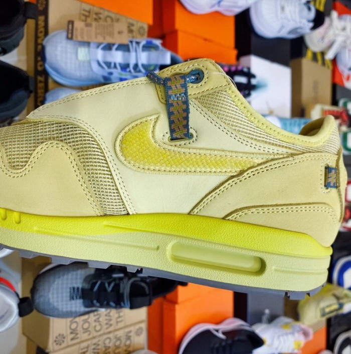 Authentic Travis Scott x Nike Air Max 1 “Saturn Gold”