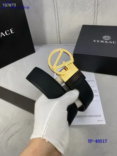 Super Perfect Quality Versace Belts(100% Genuine Leather,Steel Buckle)-1143