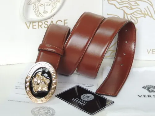 Super Perfect Quality Versace Belts(100% Genuine Leather,Steel Buckle)-853