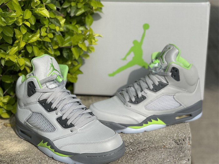 Authentic Air Jordan 5 “Green Bean”