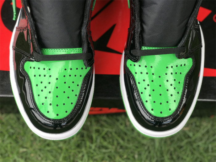 Authentic Air Jordan 1 High OG Green Patent