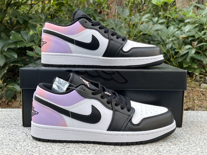 Authentic Air Jordan 1 Low White Pink